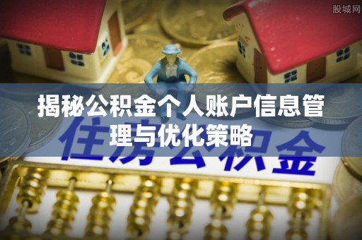 东海揭秘公积金个人账户信息管理与优化策略