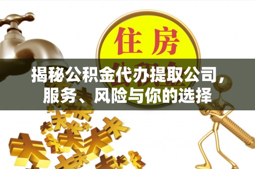 东海揭秘公积金代办提取公司，服务、风险与你的选择